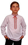 Сорочка дитяча для хлопчиків М-877 розмір 98 116 122 152 158 "вишиванка", фото 4