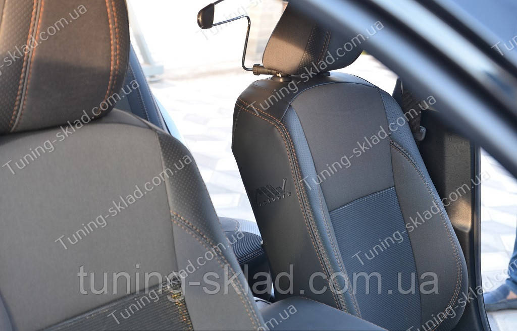 Чохли на сидіння Тойота Камрі V50 (чохли з екошкіри Toyota Camry V50 стиль Premium), фото 1