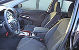 Чохли на сидіння Тойота Камрі V50 (чохли з екошкіри Toyota Camry V50 стиль Premium), фото 3