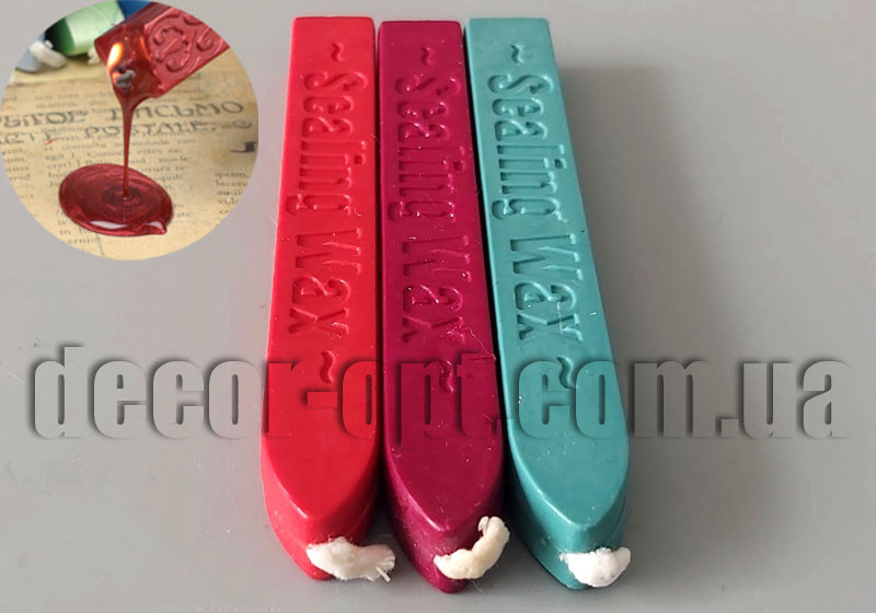 Віск для сургункового друку Sealing Wax кольоровий 9,5х1,2х0,9 см/11 гр