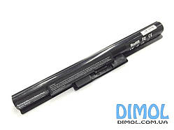Акумуляторна батарея Sony Vaio Fit 14 series, black, 2600mAhr, 14.8 v