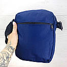 Сумка-месенджер на плече. Колір: синій, фото 3