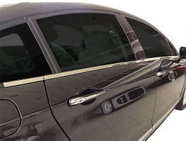 Нижня окантовка вікон OmsaLine для Citroen C-5 (2008-2017) Нержавіюча сталь (6 шт)
