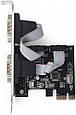Контролер 2xSERIAL PORT Gembird SPC-22, PCI-Express (SPC-22) (код 105935), фото 2