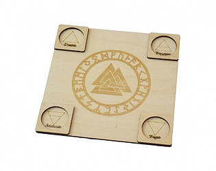 Алтарна дошка «Руни» Біла