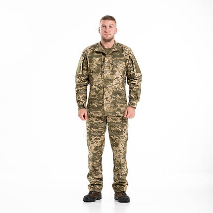 Армійський костюм для ЗСУ, тактична військова форма ріп-стоп Україна Піксель,Військові костюми 54 розмір, фото 2