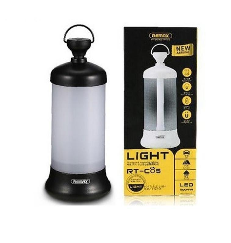 Акумуляторна Led лампа Remax RT-C05 outdoor portable lamp 1,5W 1200mAh Black