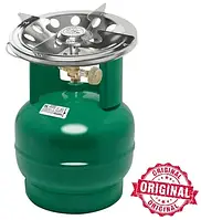 Туристичний газовий балон пікнік Rudyy Golden Lion VIP з пальником об'ємом 5 л