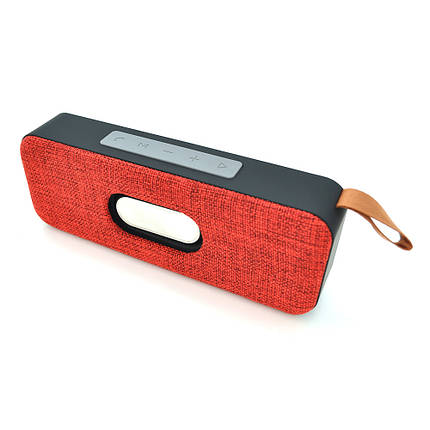 Колонка T6 Bluetooth 4.1 до 10m, 1х3W, 4Ω, 600mAh, ≥90dB, TF card/USB, DC 5V, Red, фото 1