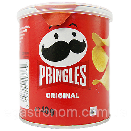 Чипси класичні Прінглс Pringles original 40g 12шт/ящ (Код: 00-00012463)