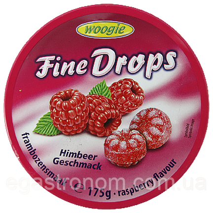 Льодяники малина Дропс Drops raspberry 200g 10шт/ящ (Код: 00-00012460)