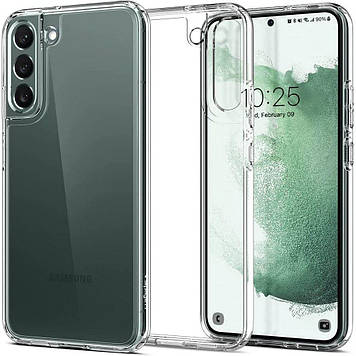Чохол Spigen для Samsung Galaxy S22 — Ultra Hybrid, Crystal Cleare (ACS03988)