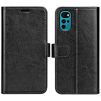 Чехол-книжка Deexe Wallet Style для Motorola Moto G22 - Black