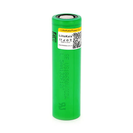 Аккумулятор 18650 Li-Ion LiitoKala Lii-VTC5, 2600mAh (2450-2650mAh), 3.7V (2.75-4.2V), Green, PVC, фото 1