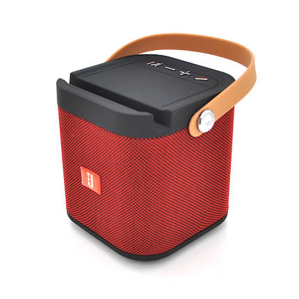 Колонка J12 Bluetooth 4.1 до 10m, 1х3W, 4Ω, 600mAh, ≥90dB, TF card/USB, DC 5V, Red, фото 1