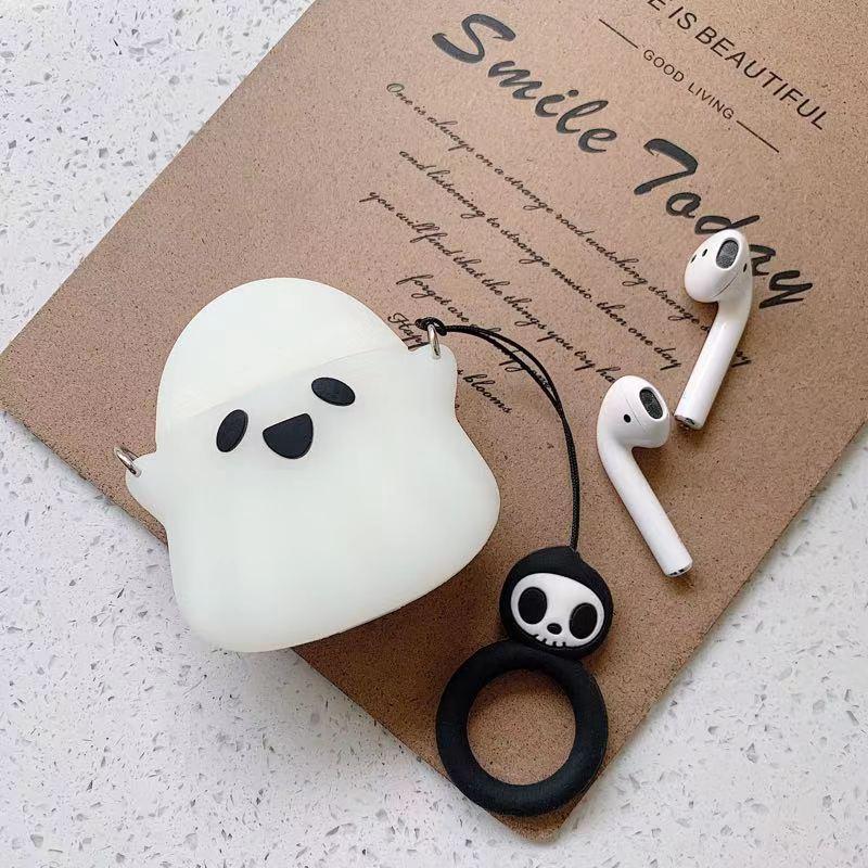 Силіконовий чохол Alitek для навушників Apple AirPods 1 / 2 Привид