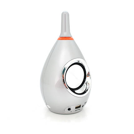 Колонка ZL05 Bluetooth 4.1 до 10m, 1х5W, 4Ω, 1200mAh, ≥90dB, TF card/USB, DC 5V, Silver, фото 1
