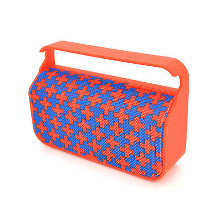 Колонка T4 Bluetooth 4.1 до 10m, 1х3W, 4Ω, 600mAh, ≥90dB, TF card/USB, DC 5V, Blue-red, фото 1
