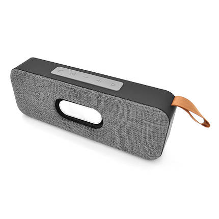 Колонка T6 Bluetooth 4.1 до 10m, 1х3W, 4Ω, 600mAh, ≥90dB, TF card/USB, DC 5V, Gray, фото 1