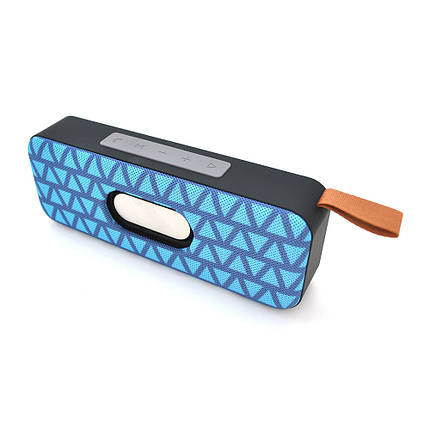 Колонка T6 Bluetooth 4.1 до 10m, 1х3W, 4Ω, 600mAh, ≥90dB, TF card/USB, DC 5V, Blue, фото 1