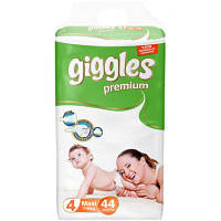 Оригінал! Подгузники Giggles Premium Maxi 7-18 кг 44 шт (8680131201600) | T2TV.com.ua