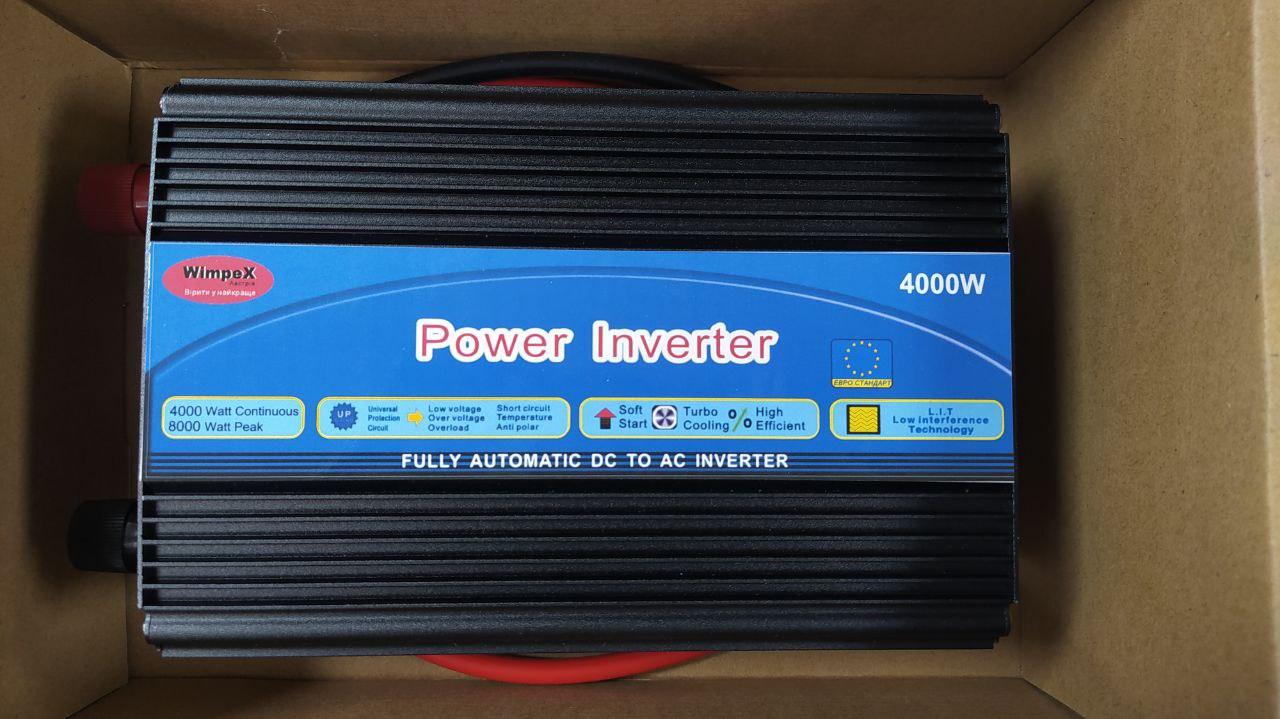 Инвертор Voltronic Wm-4000(2400Вт), 12/220 с аппроксимированной синусоидой, розетка + USB - фото 3 - id-p1657934843