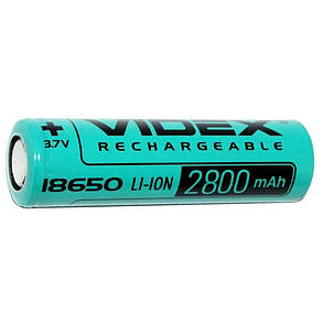 Акумулятор Videx 18650 2800mAh Li-ion 3.7V, фото 2