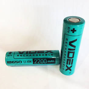 Акумулятор Videx 18650 2200mAh Li-ion 3.7V, фото 2