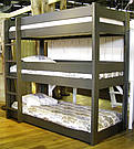 Ліжко триярусне дерев'яне "Вектор" від виробника, фото 3