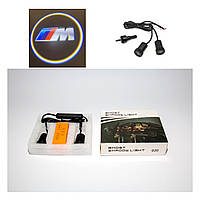 Логотип подсветка двери БМВ М Lazer door logo light BMW M