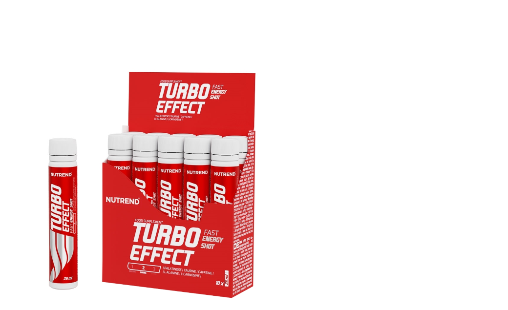 Енергетик Nutrend Turbo Effect 10x25 ml, фото 1