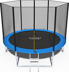 Батут садовий Fun Fit спортивний 8 (244-252 cm) 252 см з подушкою з сходами