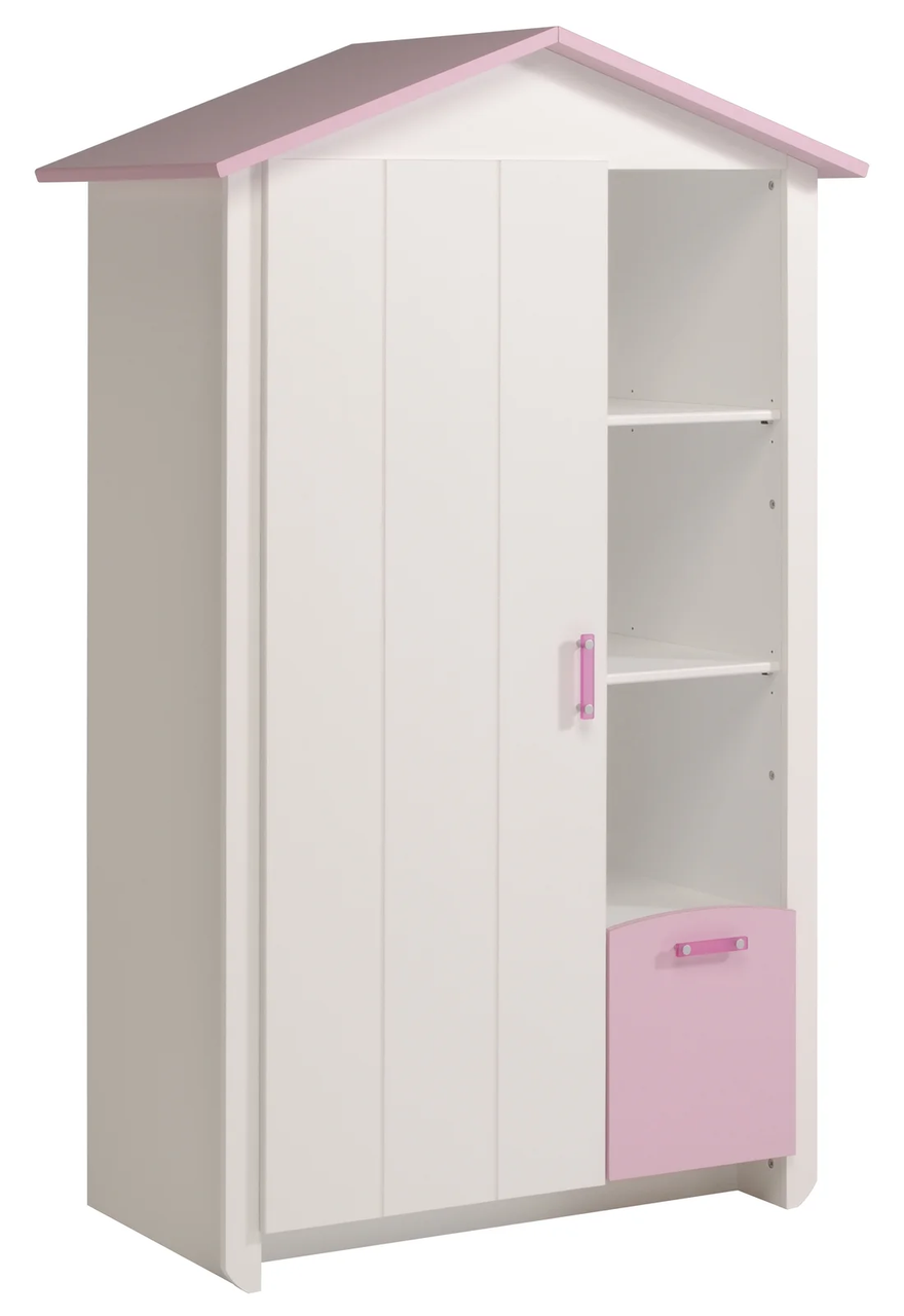 Шафа в дитячу кімнату "Вайб" з натурального дерева, фото 1