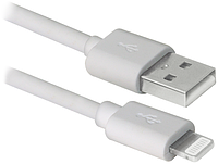 Кабель Defender ACH01-03BH USB(AM)-Lightning White 1m, Blister