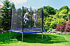 Батут садовий Fun Fit спортивний 8 (244-252 cm) 252 см з подушкою з сходами, фото 3