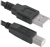 Кабель Defender USB04-17 USB2.0 AM-BM, 5м, пакет (83765)