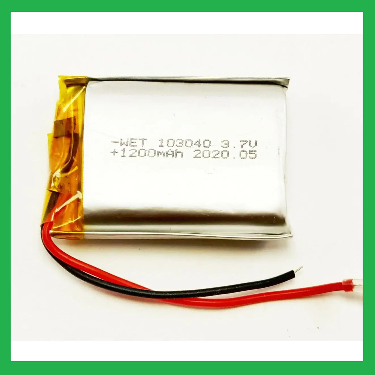 Літій-полімерний акумулятор Li-pol 103040, 1200 mAh 3.7V 1 шт.