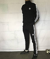 Размер 46 (S) Кофта Адидас мастерка на молнии мужская трикотажная Adidas Originals Олимпийка