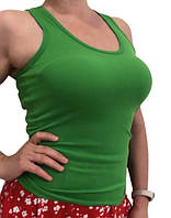 Майка жіноча бокса трикотажна в рубчик Breeze Зелений