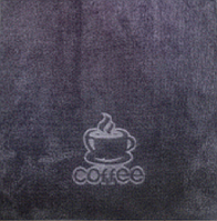Кухонний текстиль IDEA HOME Рушник 25*50см, мікроф. Coffee Grey