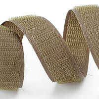 Застежка Velcro (липучка) 25 мм, КРЮЧКИ, хаки (F25 HH 25 880 army green 6G2)