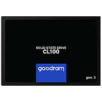 Накопитель твердотельный SSD 480GB GOODRAM CL100 GEN.3 2.5" SATAIII TLC (SSDPR-CL100-480-G3)