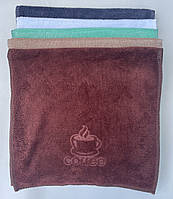 Кухонный текстиль IDEA HOME Полотенце 25*50см, микроф. Coffee MIX