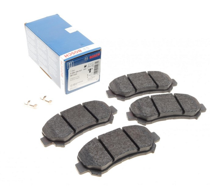 Гальмівні колодки передні Nissan Qashqai 07-13 — Bosch 0 986 494 501, фото 1