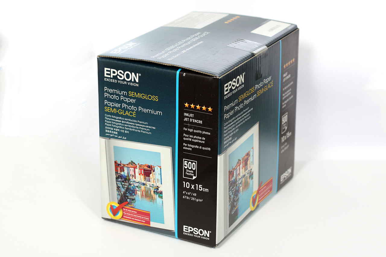 Фотопапір Epson 10х15 Premium Semigloss Photo Paper 500 шт (C13S042200) - фото 2 - id-p1657982492