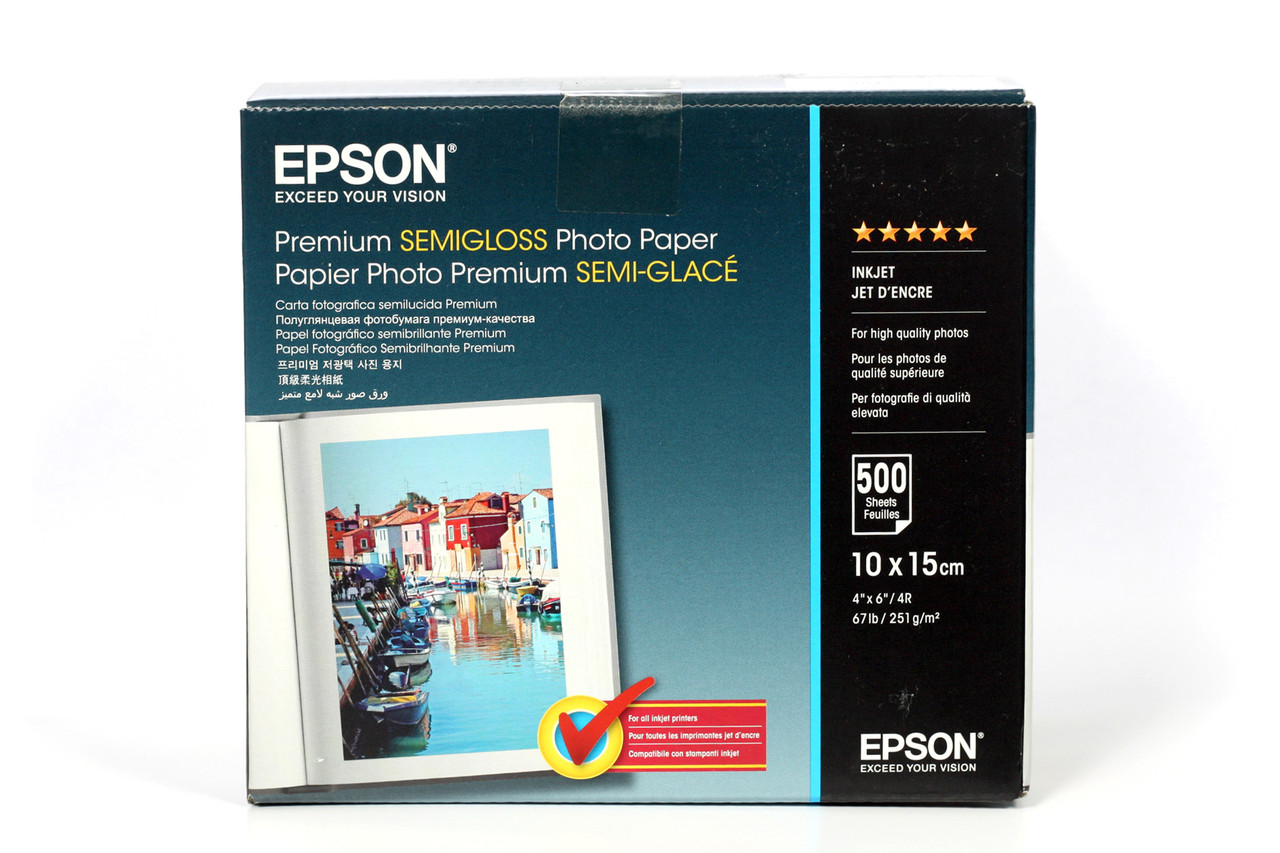 Фотопапір Epson 10х15 Premium Semigloss Photo Paper 500 шт (C13S042200) - фото 3 - id-p1657982492