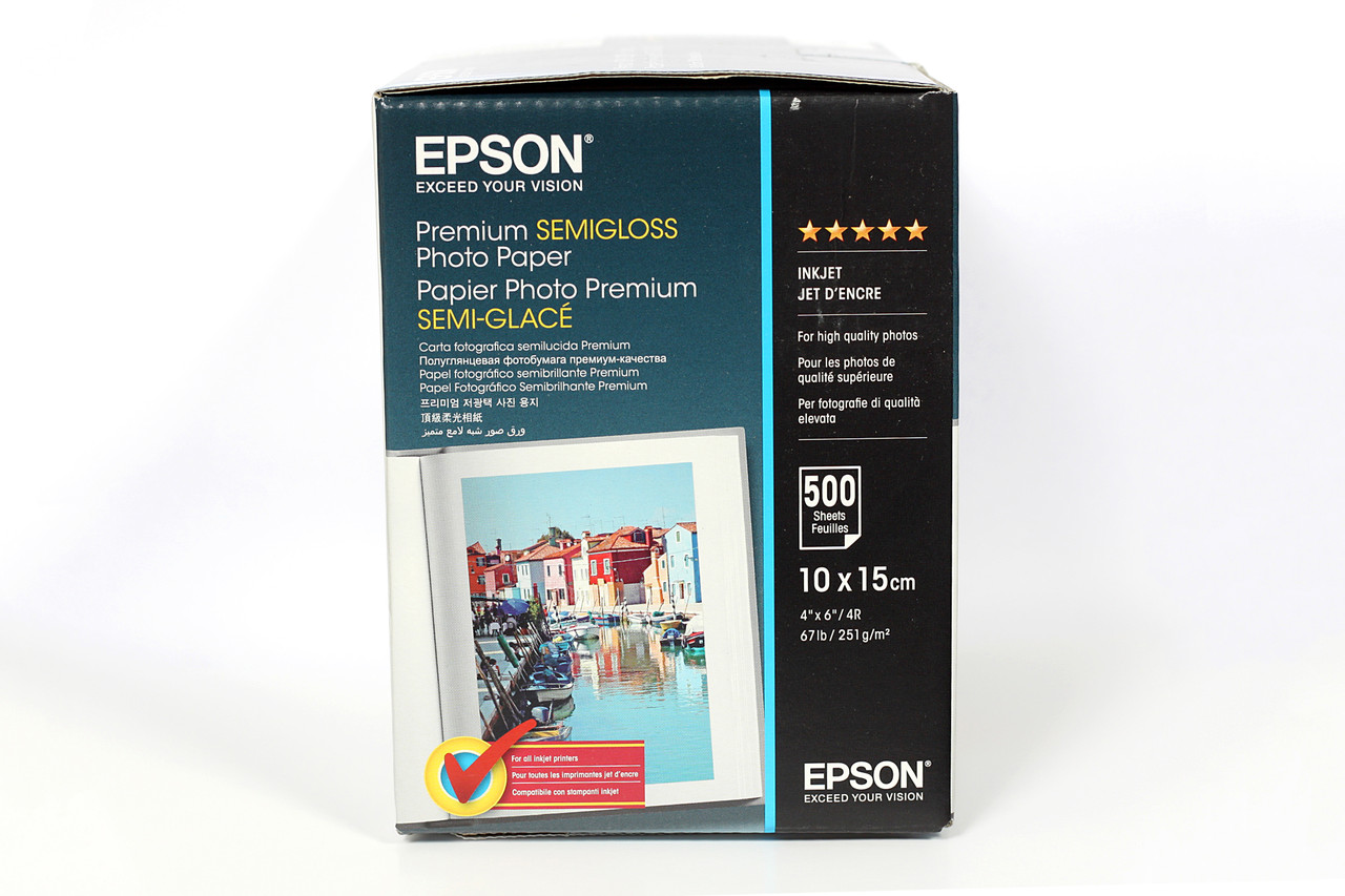 Фотопапір Epson 10х15 Premium Semigloss Photo Paper 500 шт (C13S042200) - фото 5 - id-p1657982492