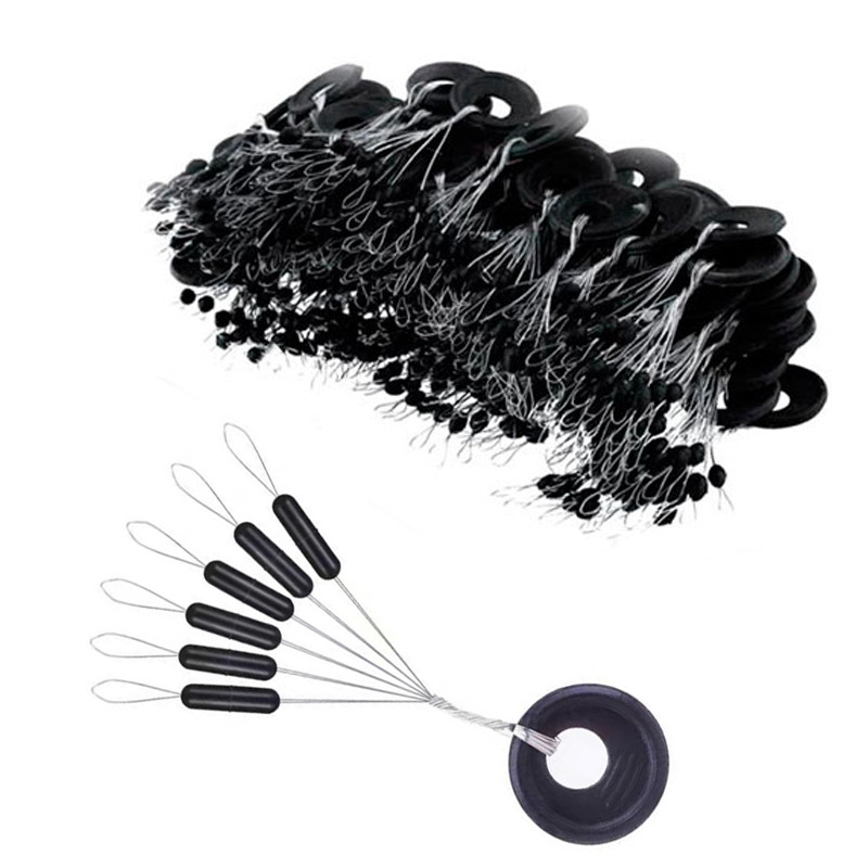 Стопори для ковзного поплавка, 600 шт, рибальські стопорки на волосінь, розмір М (1.5-3.0 мм), фото 1