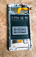 Дисплей із сенсором б.у. оригінал S-Tell M510, Oukitel C3, Bravis A503