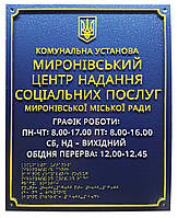 Таблички, вивіски з шрифтом Брайля